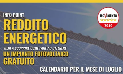 Un impianto fotovoltaico gratis, gli appuntamenti di luglio