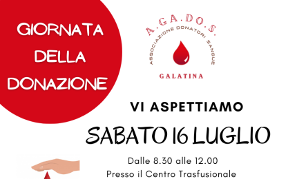 Donare il sangue con Agados