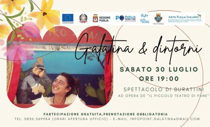 A Galatina i burattini della Compagnia de "Il piccolo teatro di pane"