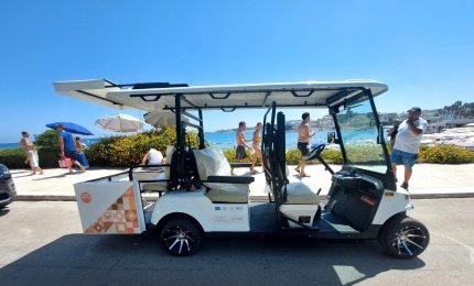 Una Golf Car elettrica faciliterà l'ingresso ad Otranto delle persone diversamente abili