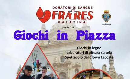Tutta la famiglia in piazza con la Fratres di Galatina