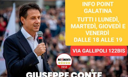 I giorni di apertura dell'Info Point del M5s Galatina