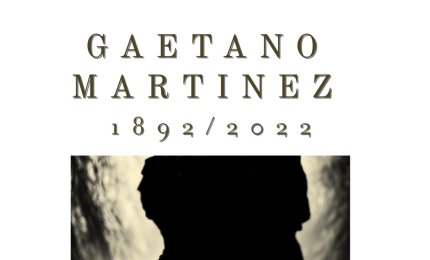 L'inaugurazione del monumento a Gaetano Martinez