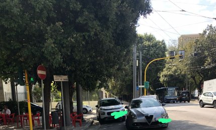 In viale Lo Re una ciclabile umana per gridare “#PROTEGGI_LE”