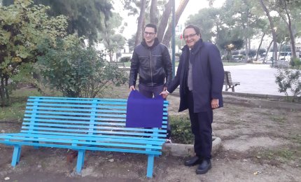 Anche a Galatina una &quot;Panchina blu&quot;