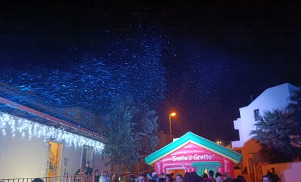 &quot;Ape Maya&quot; in festa per l'arrivo di Babbo Natale