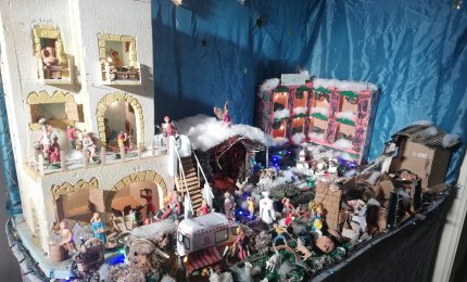 Il Presepe per l'Ucraina realizzato da Gerardo Aprile