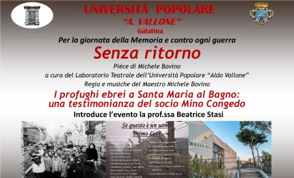 La Giornata della Memoria dell'Università Popolare di Galatina