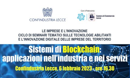“Sistemi di Blockchain: applicazioni nell’industria e nei servizi”