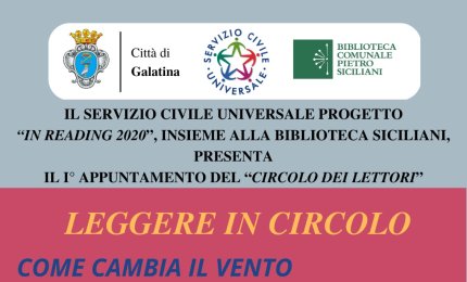Con “Come cambia il vento” di  Daniela Bardoscia apre a Galatina il Circolo dei Lettori