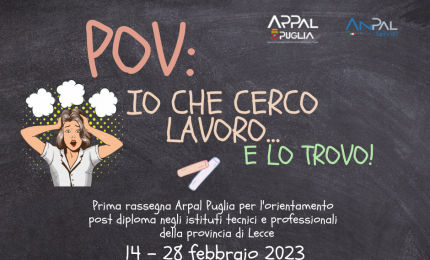 Gli studenti del 'Laporta/Falcone e Borsellino' incontrano  gli operatori di Arpal Puglia