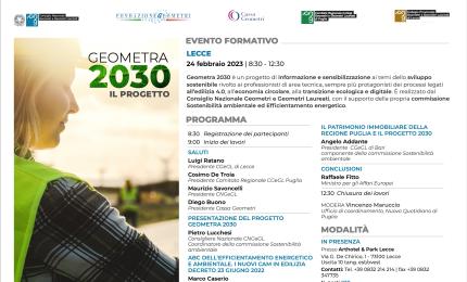 “Geometra 2030”, un convegno con il ministro Fitto