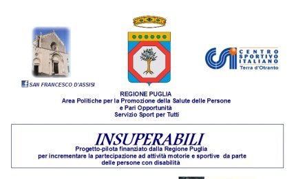 'Insuperabili', attività motorie per persone diversamente abili