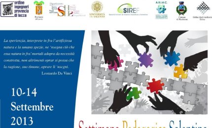 Comincia la 'Settimana pedagogica salentina'