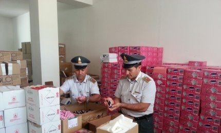 Sequestrati 30000 articoli cinesi spacciati come italiani