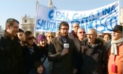 Il cral del Comune di Galatina in udienza dal Papa 