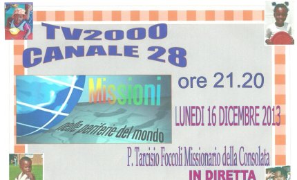 Padre Tarcisio Foccoli oggi a TV2000