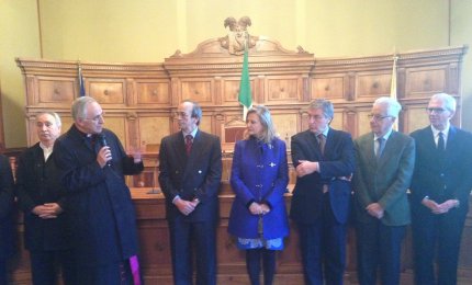 Scambio di auguri a Palazzo dei Celestini