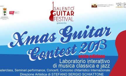 Partirà domani 'Il Natale della chitarra' e si concluderà il 30 dicembre
