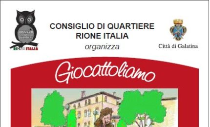 Dal 2 dicembre a Galatina 'Giocattoliamo' il mercatino dei bambini