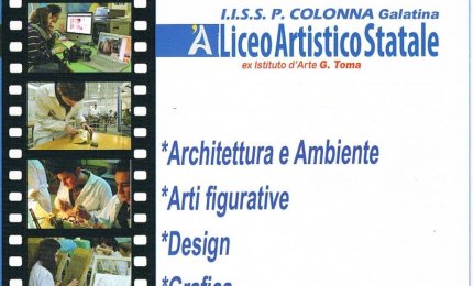 Oggi l'open day del Liceo Artistico - Isa 'Gioacchino Toma'