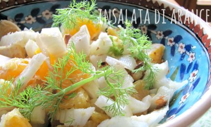 Insalata alle arance con miele di melata 