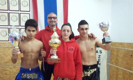  Muay Thai, tre galatinesi si fanno onore a Milano