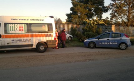Di nuovo un'auto si capovolge sulla Galatina-Lecce dissestata. Quasi indenne il guidatore