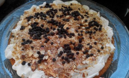 Torta al croccantino e cioccolato