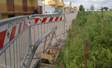 Pericolo! Furti di caditoie lungo le strade di Galatina