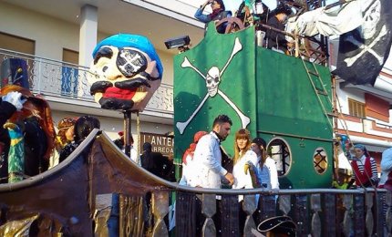 Un vascello galatinese alla conquista del carnevale di Aradeo