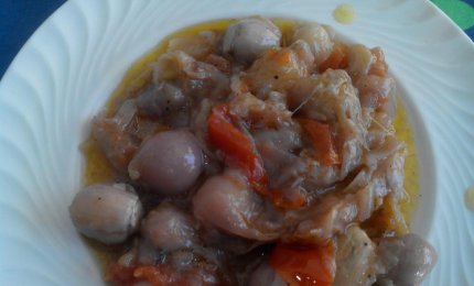 Pampasciuni stufati con la cipolla