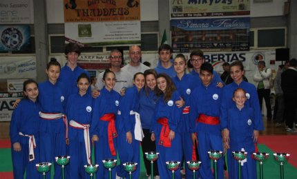 Campionato Nazionale Assoluto di Kung fu e Sanda.  La Zen Shin di Galatina miete allori e raccoglie complimenti