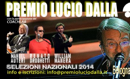 Aperte le iscrizioni al 'Premio Lucio Dalla'