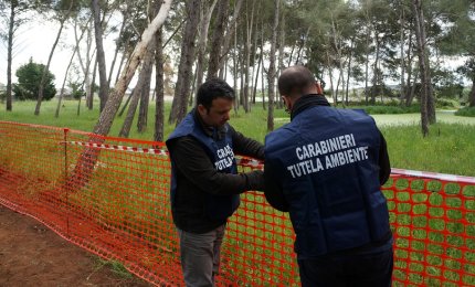 Tracima il depuratore, sequestrata una pineta a Lequile