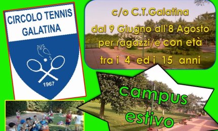 Un assaggio dei 'Campus estivi' del Circolo Tennis di Galatina