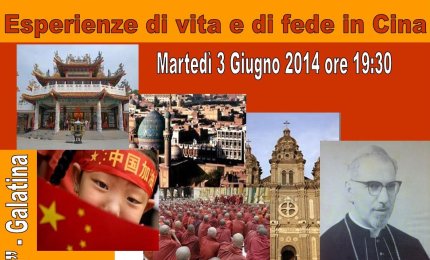 'Esperienze di vita e di fede in Cina'