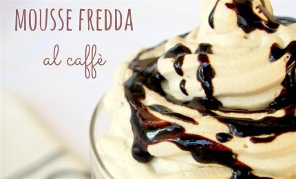 Mousse fredda al caffè senza zucchero