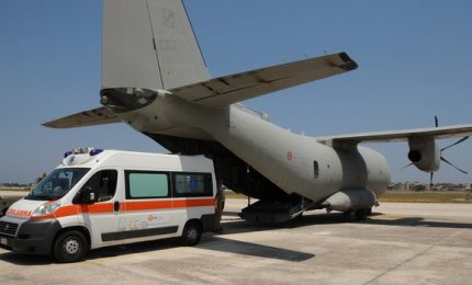 Cardiopatico galatinese salvato in collaborazione con l'Aeronautica Militare