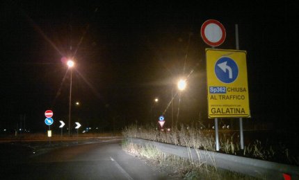 La Galatina-Lecce è secondo i cartelli 'chiusa per lavori'