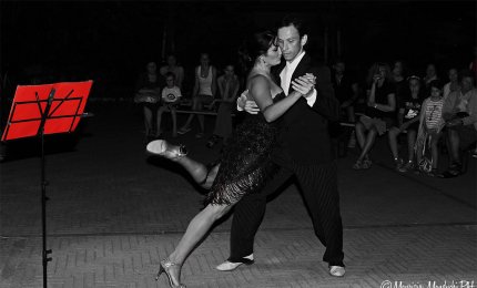 Il "Tango... Pizzicato" sui torrioni del castello