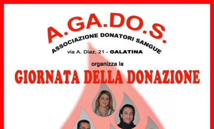 Domenica raccolta sangue a cura dell'A.Ga.Do.S.