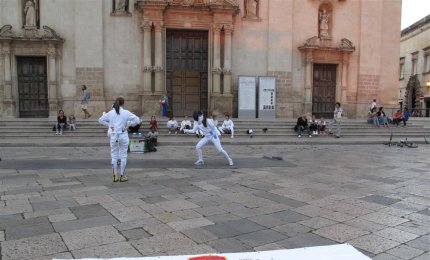 Dare di spada in piazza San Pietro