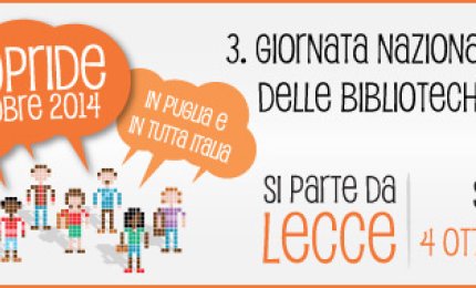 "Bibliopride 2014” comincia da Lecce