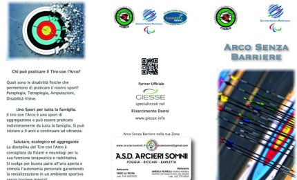 Tiro con l'arco, viene presentato a Foggia il mirino tattile per non vedenti