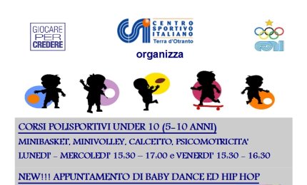 Al via i corsi del Centro Sportivo Italiano