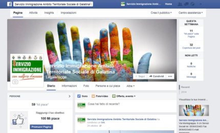 Il Servizio Immigrazione di Galatina è su facebook