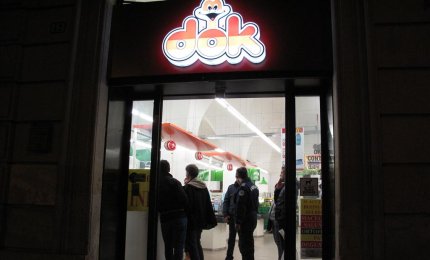 Rapina al supermercato Dok di via Liguria