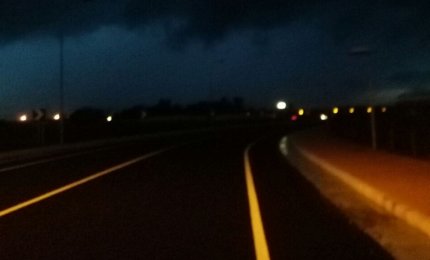 Rubati per la terza volta i cavi della pubblica illuminazione, circonvallazione Sud-Ovest al buio