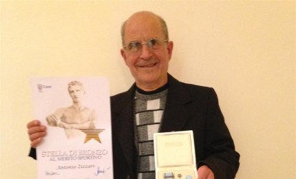 Ad Antonio Zizzari la 'Stella di bronzo al merito sportivo'